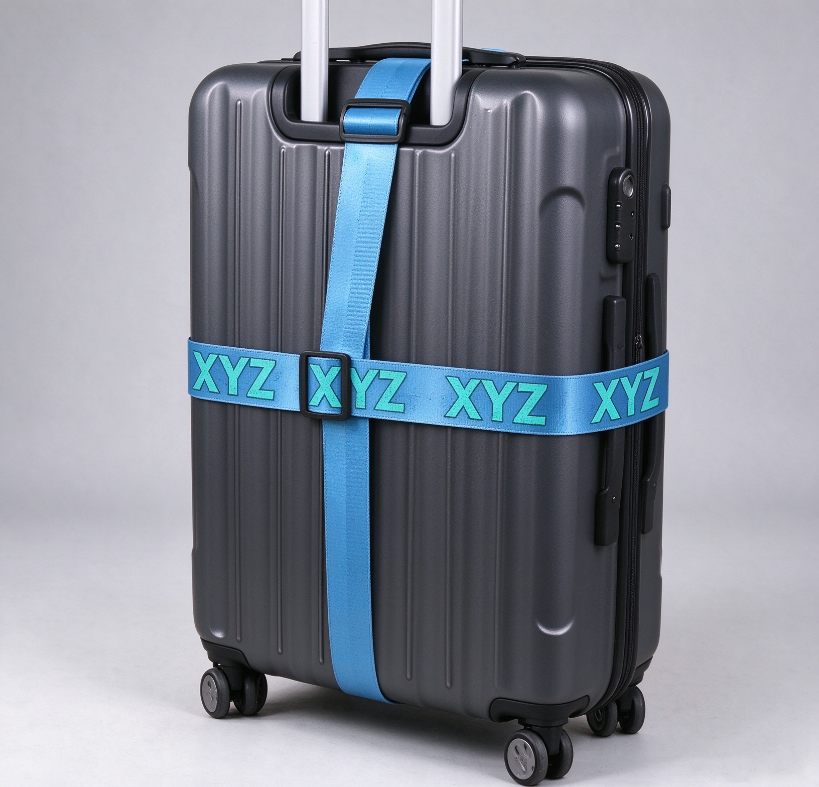 Wholesale TSA Approved Cross Suitcase Binding Webbing Strap Custom Logo Luggage Belt